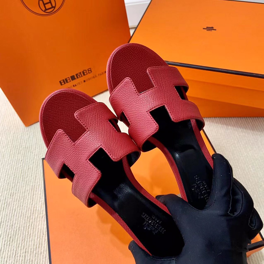 에르메스 올수공 오아시스 슬리퍼 샌들 앱송 26